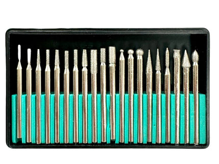 Diamond Burr Set 20 piece