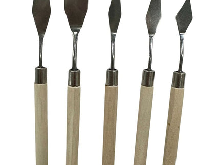 5pcs/set Paint Art Scraper (Stainless Steel)