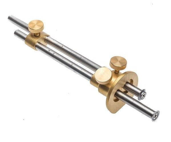 Luban Wheel Marking Gauge-Bronze Body Two Bar