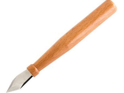 Double Bevel Marking Knife With Wooden Handle