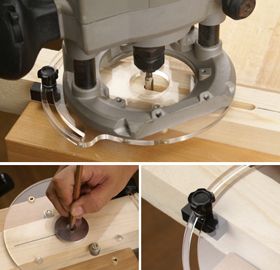 Mortise Centering Router Base