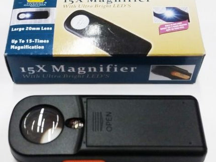 Pocket Magnifier With Light
