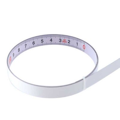 Stainless Steel Stick On Tape Rule (White)