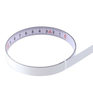 Color Steel Stick On Tape Rule (White)