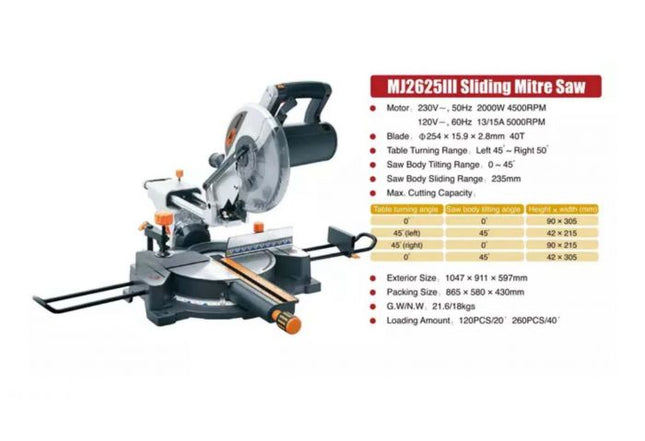 10" Sliding Mitre Saw