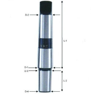Morse Taper Shank Chuck Arbour With Tang