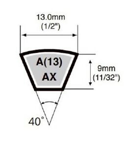 Motor V-Belt (A Section)
