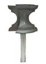 McJING Tools moulding bit for woodwork, showing the cutting edge and shank design used for decorative molding profiles.