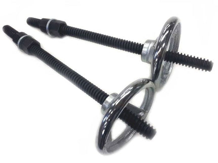 Full view of McJING Tools Moxon Vice Hardware Kit with clamps, screws, and wooden parts for woodworking clamping setup.
