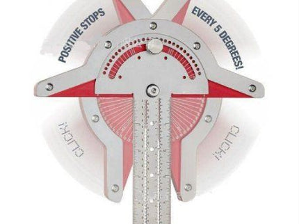 Multi-Angle T-Square Protractor with Line Ruller