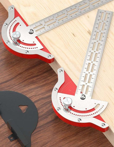 Multi-Angle T-Square Protractor with Line Ruller
