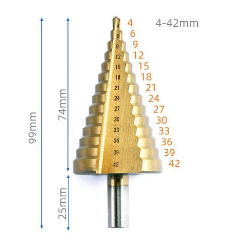 Multi-Cut Step Drill (Straight Flute)