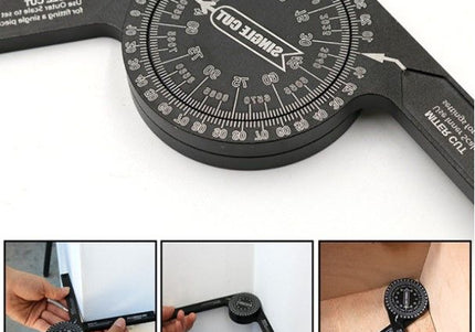 Aluminium Multi-Angle Ruler