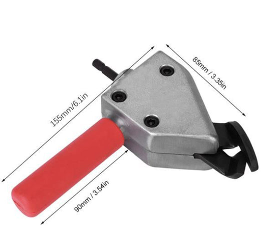 Sheet Metal Nibble Drill Attachment