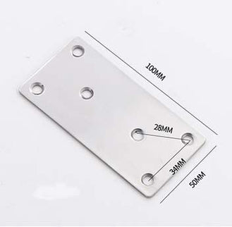 Stainless Steel Connector Plate (Right Angle / Straight) 2mm Thick