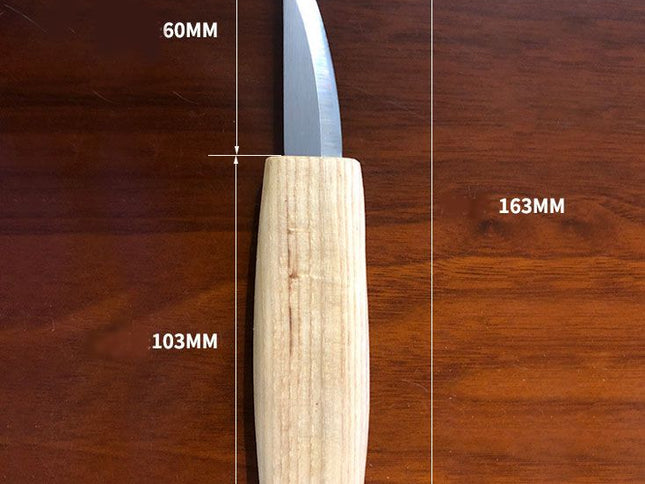 Carving Shaving Knife (wood handle)