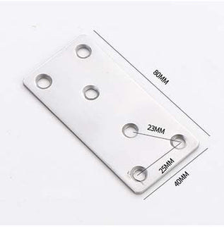 Stainless Steel Connector Plate (Right Angle / Straight) 2mm Thick