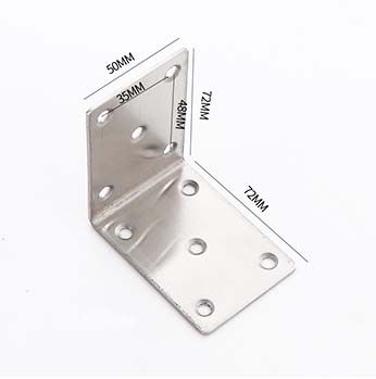 Stainless Steel Connector Plate (Right Angle / Straight) 2mm Thick