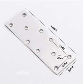 Stainless Steel Connector Plate (Right Angle / Straight) 2mm Thick
