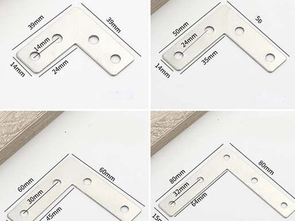 Stainless Steel Connector Plate (L-Shape / T-Shape) 1.2mm Thick
