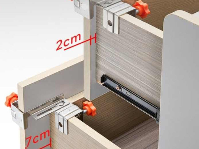 Drawer Installation Clamps Kit (Stainless Steel)