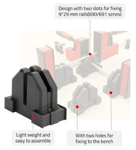 DURATEC 4pc/set Parallel Clamp Block