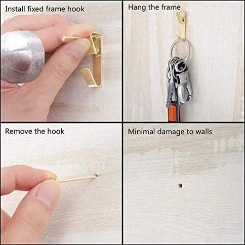 Picture Hooks (Brass Plated)