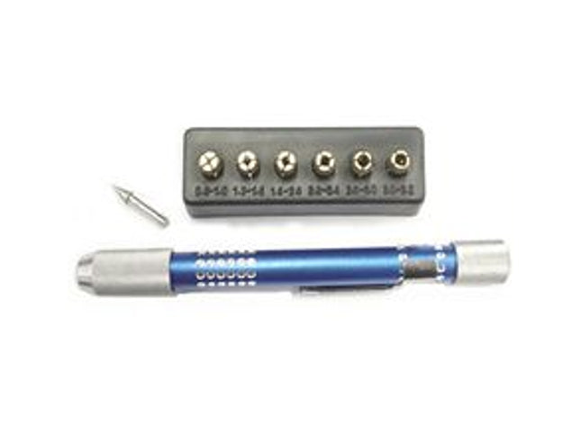 Pin Vice With 6 Collets