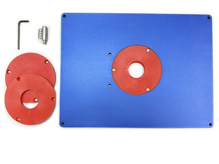 Aluminium Router Table Plate & Inserts (6.3mm Thick)