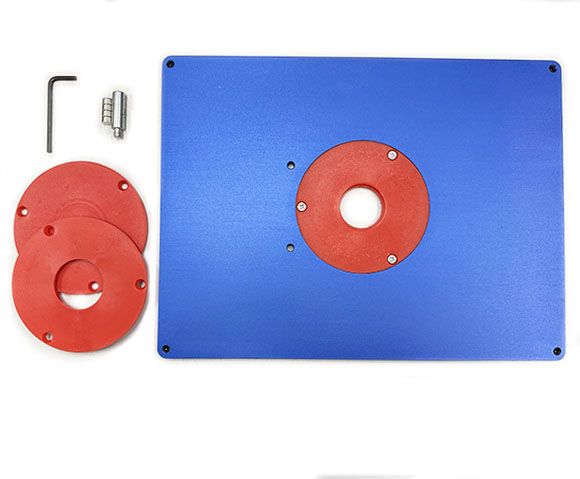 Aluminium Router Table Plate & Inserts (6.3mm Thick)