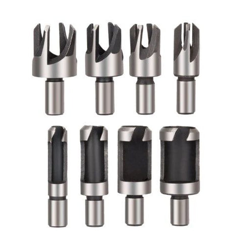 8pc/set Plug Cutter (6mm ~ 16mm) x 52mm 4-Taper 4-Straight