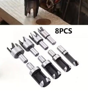 8pc/set Plug Cutter (6mm ~ 16mm) x 52mm 4-Taper 4-Straight