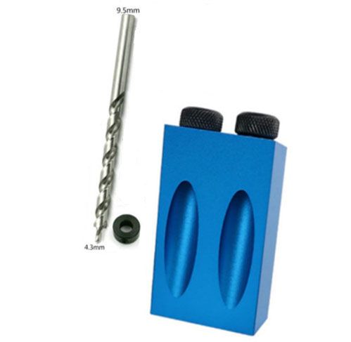 Double Pocket Hole Jig with Drill Bit