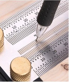 Precision T-Type Line Ruler with Pencil