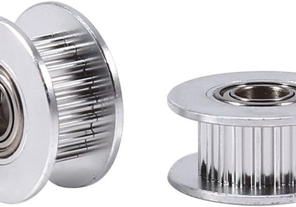 Dual Bearing Aluminum Idler Pulley (Grooved)