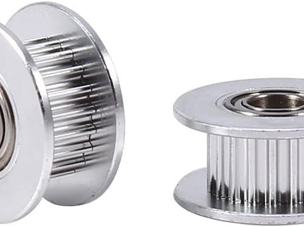 Dual Bearing Aluminum Idler Pulley (Grooved)
