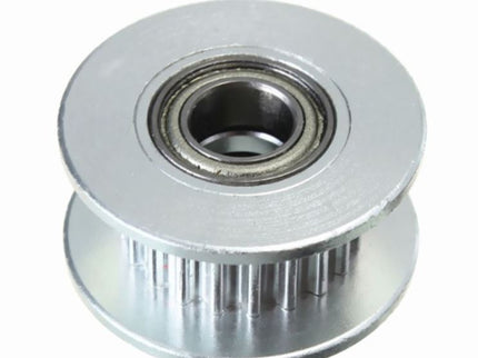 Dual Bearing Aluminum Idler Pulley (Grooved)