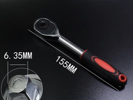 1/4", 3/8", 1/2" Drive Ratchet Wrench