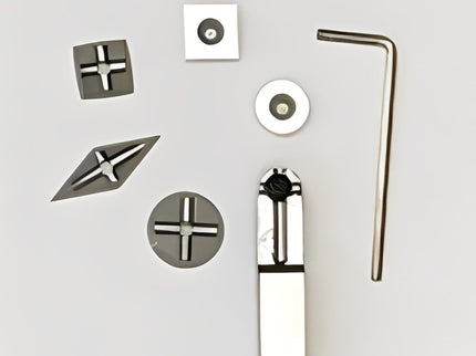Changeable Carbide Holder & Tips Set (Cross Back)