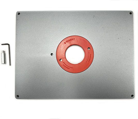 Aluminium Router Table Plate & Inserts ( 9.5mm Thick )