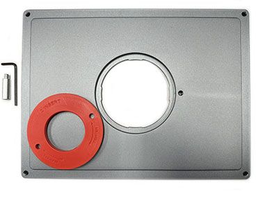 Aluminium Router Table Plate & Inserts ( 9.5mm Thick )