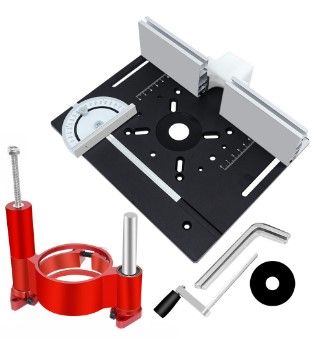 65mm Trim Router Table Plate with Fence and Lifter Kit