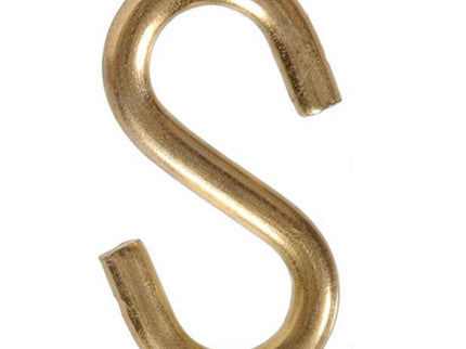 S-Shape Hook (Brass-Plated)