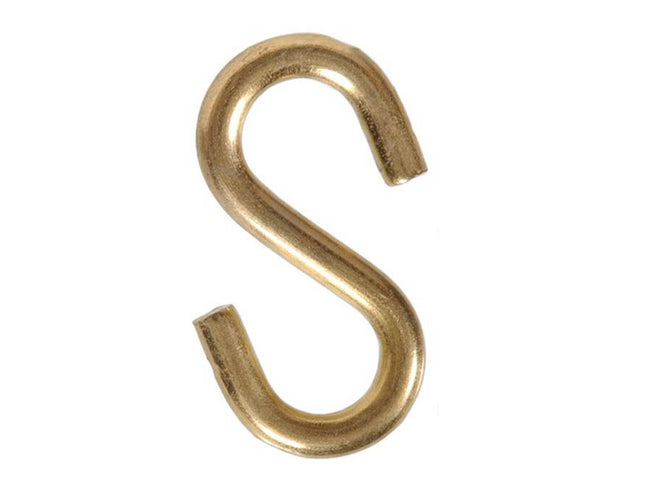 S-Shape Hook (Brass-Plated)