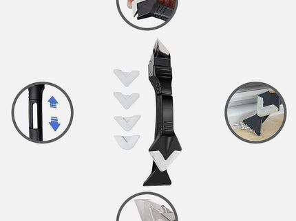3 in 1 Silicon Sealant Scraper Caulking Tool Kit