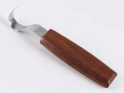 Spoon Hook Shaving Knife (Wood Handle)