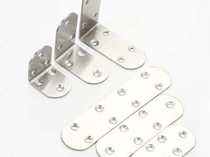 Stainless Steel Connector Plate (Right Angle / Straight) 2.5mm Thick
