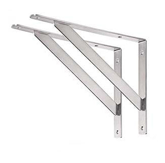 Stainless Steel Right Angle Bracket with Support