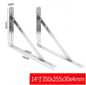 Stainless Steel Right Angle Bracket with Support