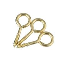 Screw Eyes (Brass Plated)